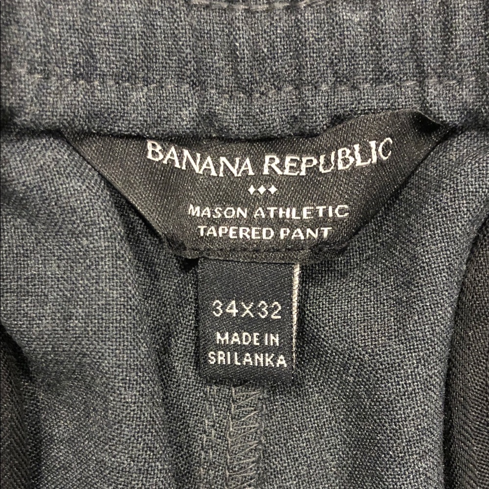 Banana Republic Grey Mason Athletic Tapered Pants - Picture 3 of 6